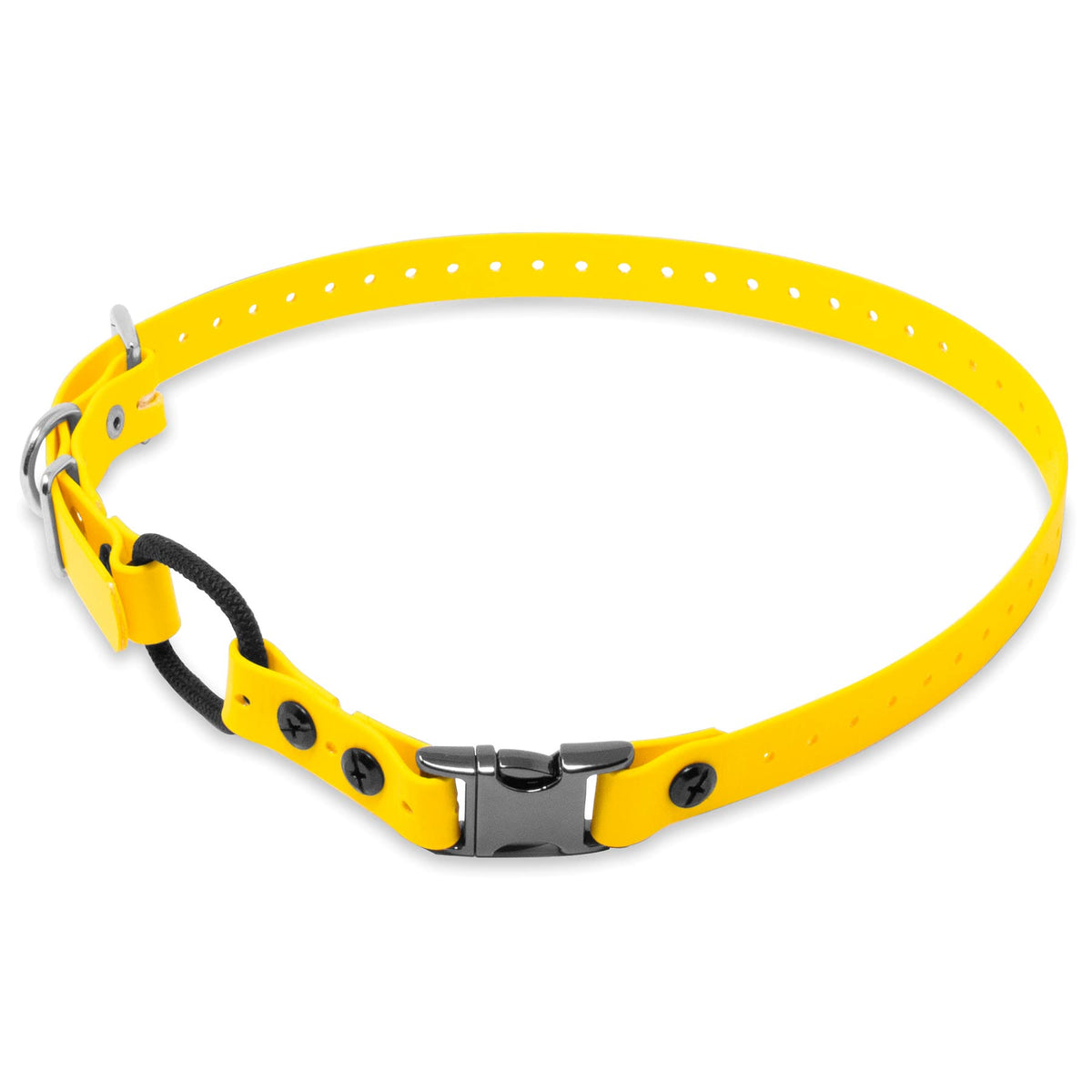 Educator sangle complète jaune montrant coupe ajustable et praticité