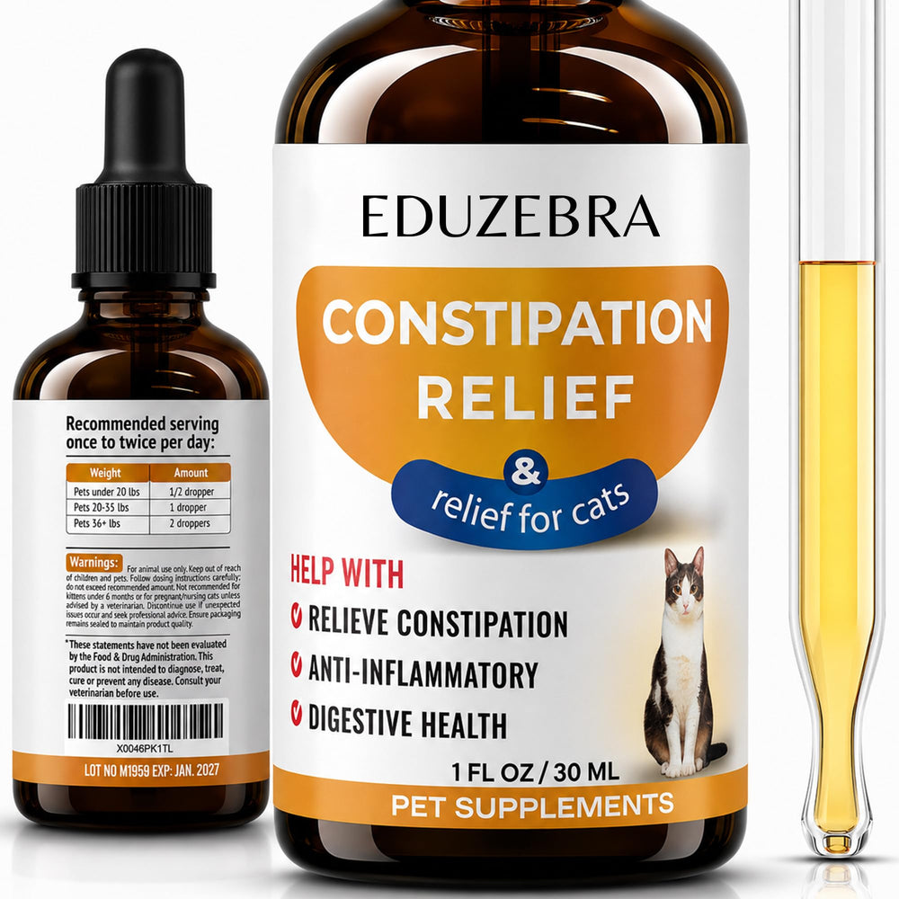 EDUZEBRA flacon avant montrant le design pratique et bénéfice de dosage précis