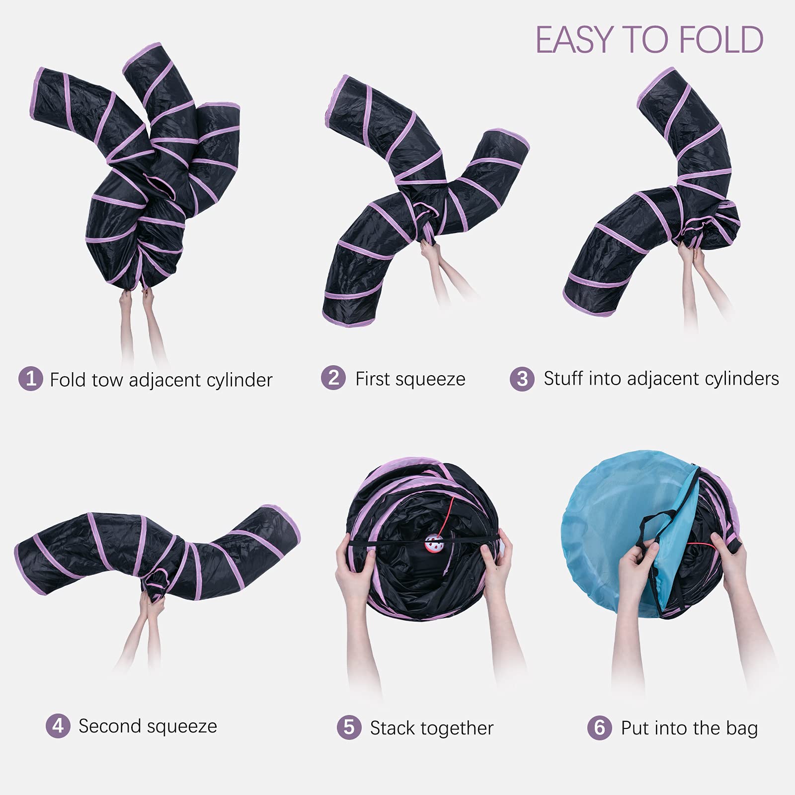 EGETOTA vue rapprochée du tissu polyester durable et doux au toucher