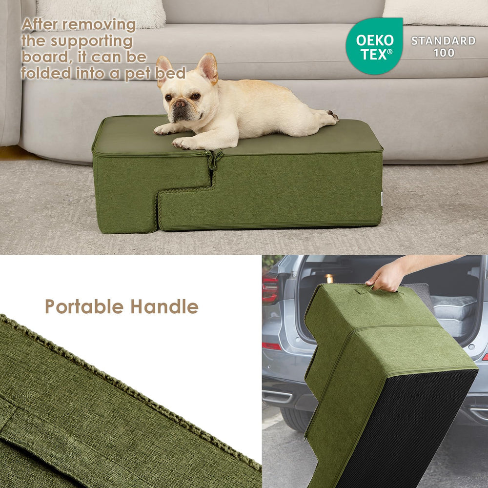 EHEYCIGA chien utilisant les marches pour monter au lit en sécurité