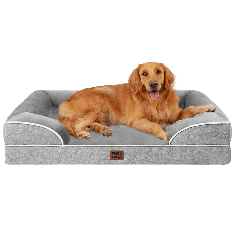 EHEYCIGA lit devant tapis gris pour repos confortable