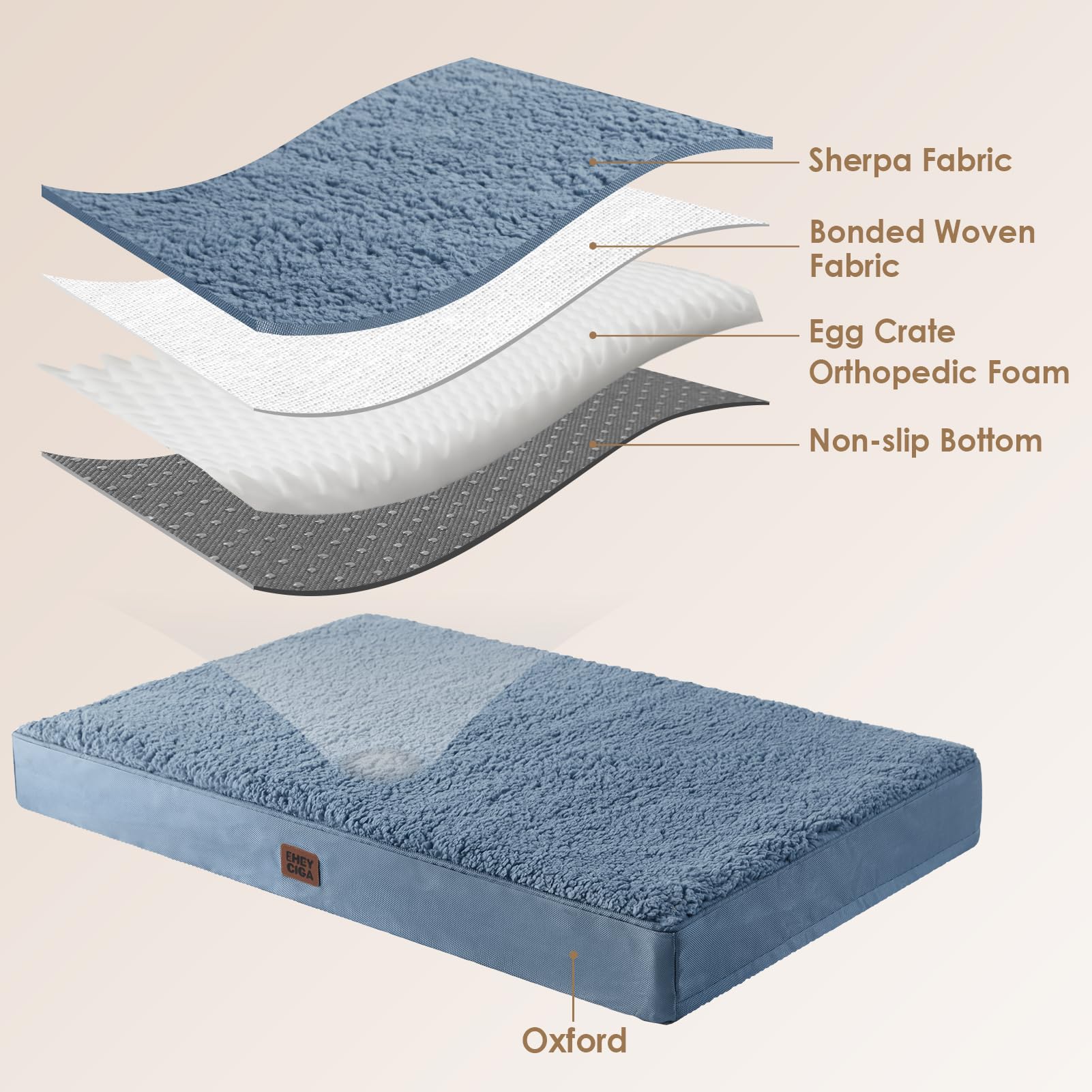EHEYCIGA coupe mousse egg-crate soutien et aérodynamisme