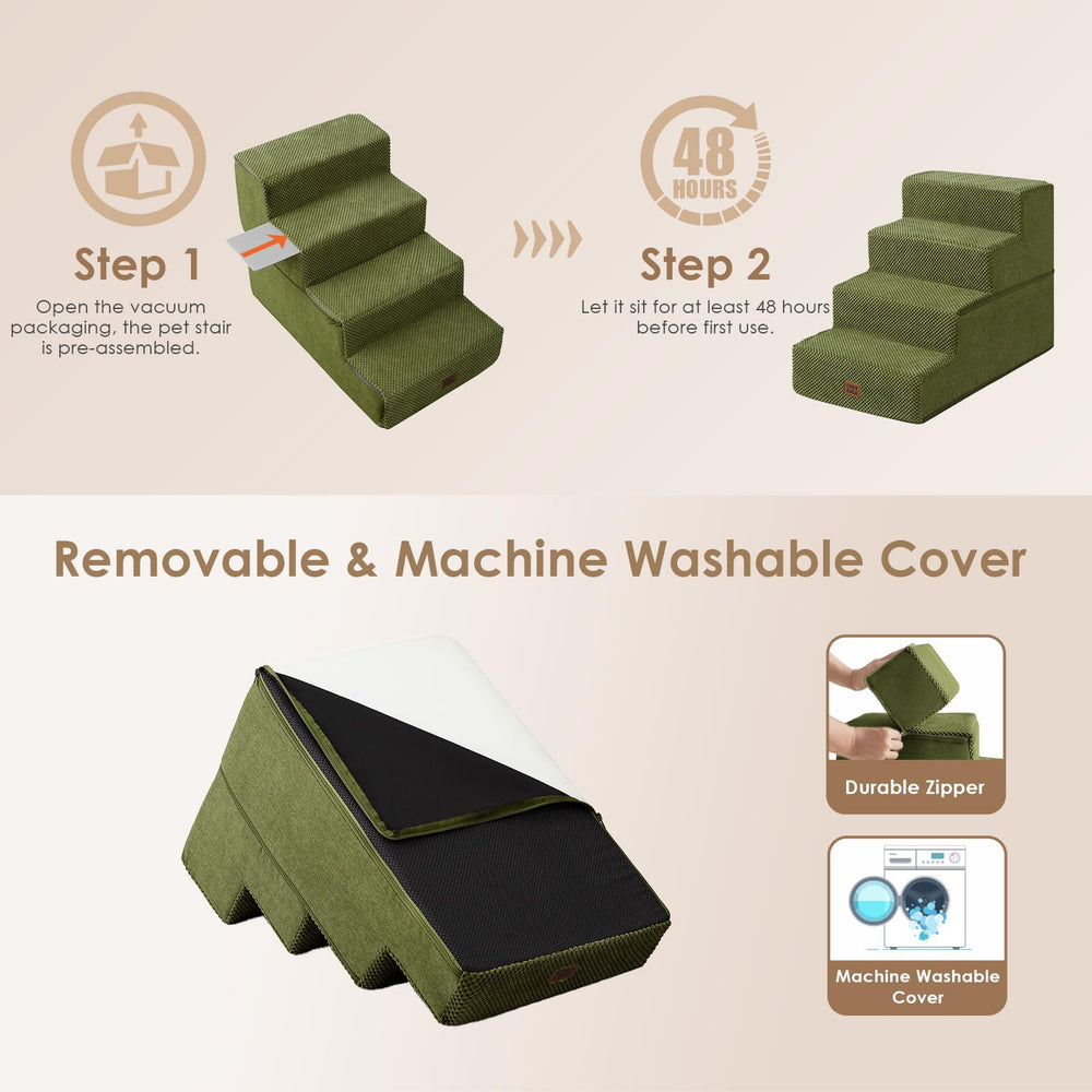 EHEYCIGA marches repliées en petit lit offrant couchage d'appoint