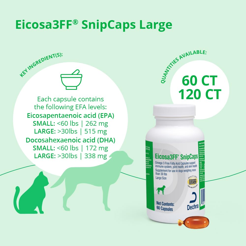 Détail de la pointe amovible Eicosa3FF SnipCaps pour administrer facilement l’huile