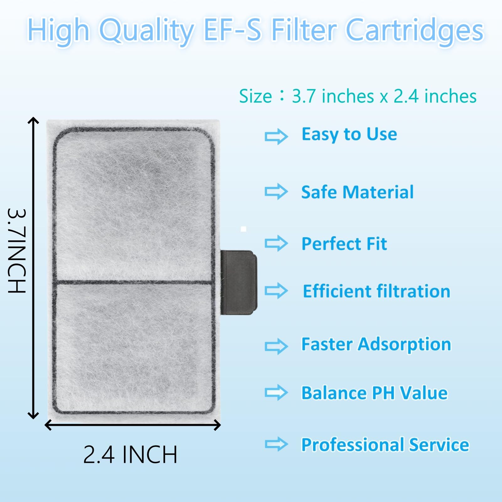 ELCCOTYA gros plan sur la texture de la cartouche offrant filtration dense
