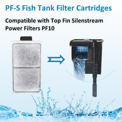 ELCCOTYA cartouche installée dans un filtre Top Fin PF10 facilite remplacement rapide