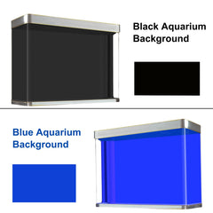 ELEBOX fond posé dans un aquarium illustrant installation simple et rendu propre