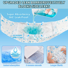 ELEGX gros plan du noyau absorbant pour absorption rapide et contrôle d'odeurs