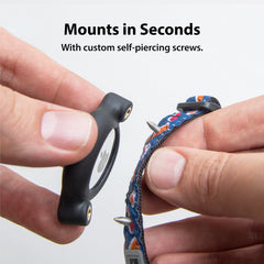 Elevation Lab vue de profil plat sur collier pour plus de confort