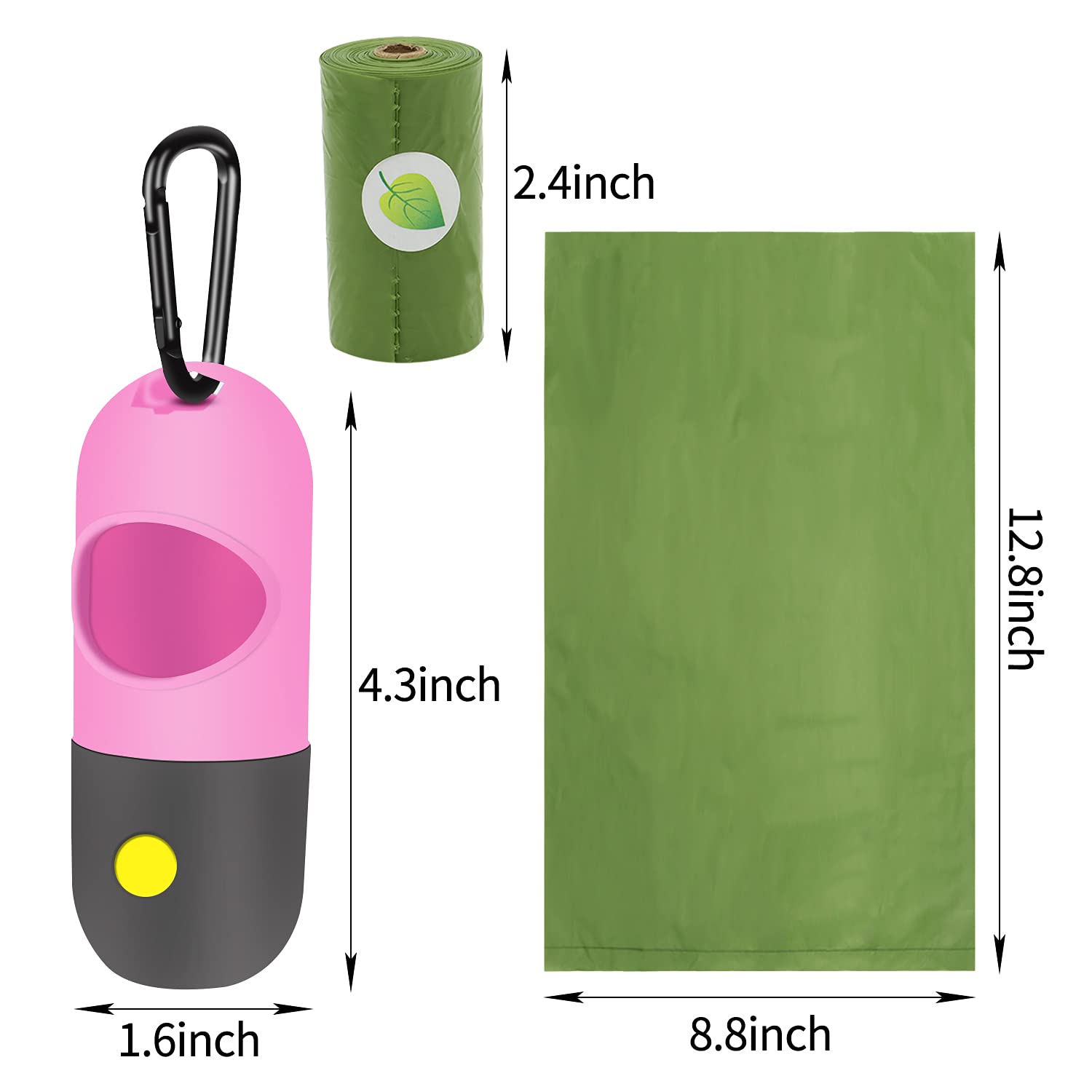 Eliamo lampe LED allumée pour meilleure visibilité nocturne