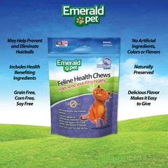 Emerald Pet texture détail des chews montrant ingrédients naturels et qualité