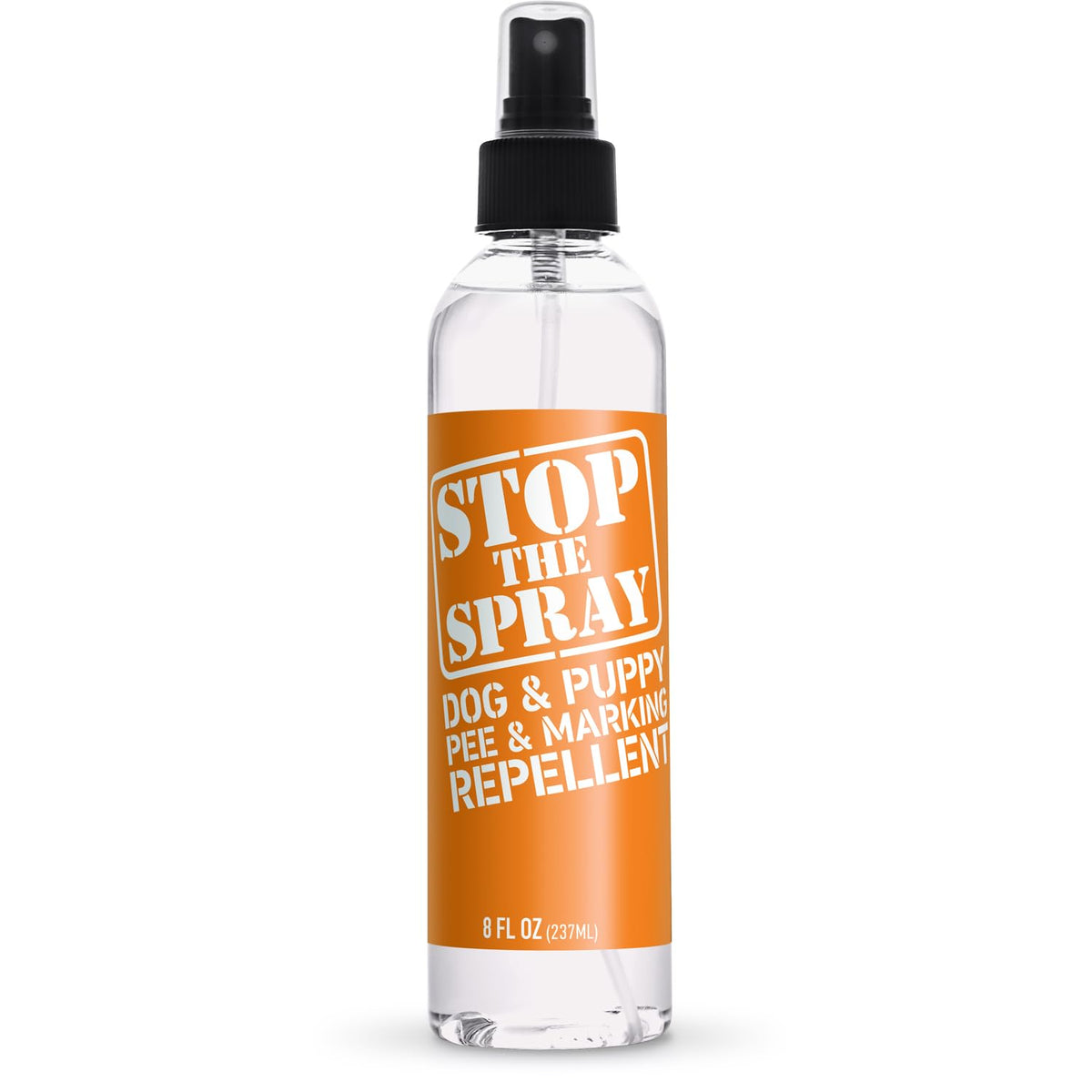 Emmy's Best flacon Stop the Spray présenté devant, solution pratique et fiable