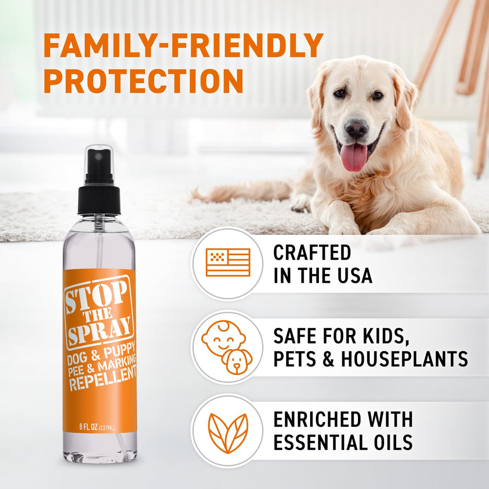Emmy's Best application Stop the Spray sur tapis pour neutraliser odeurs et marquages