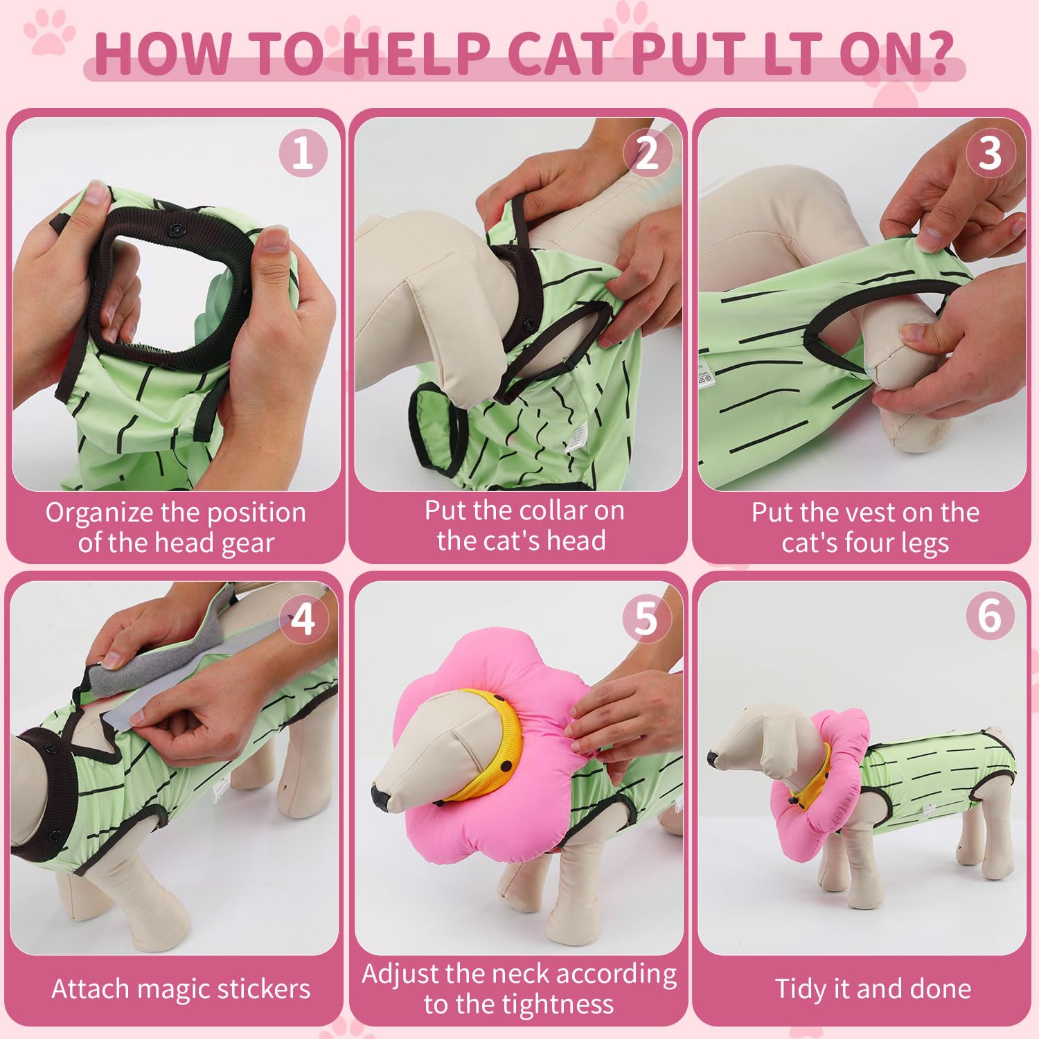 EMUST chat relax à la maison portant la tenue, récupération moins stressante
