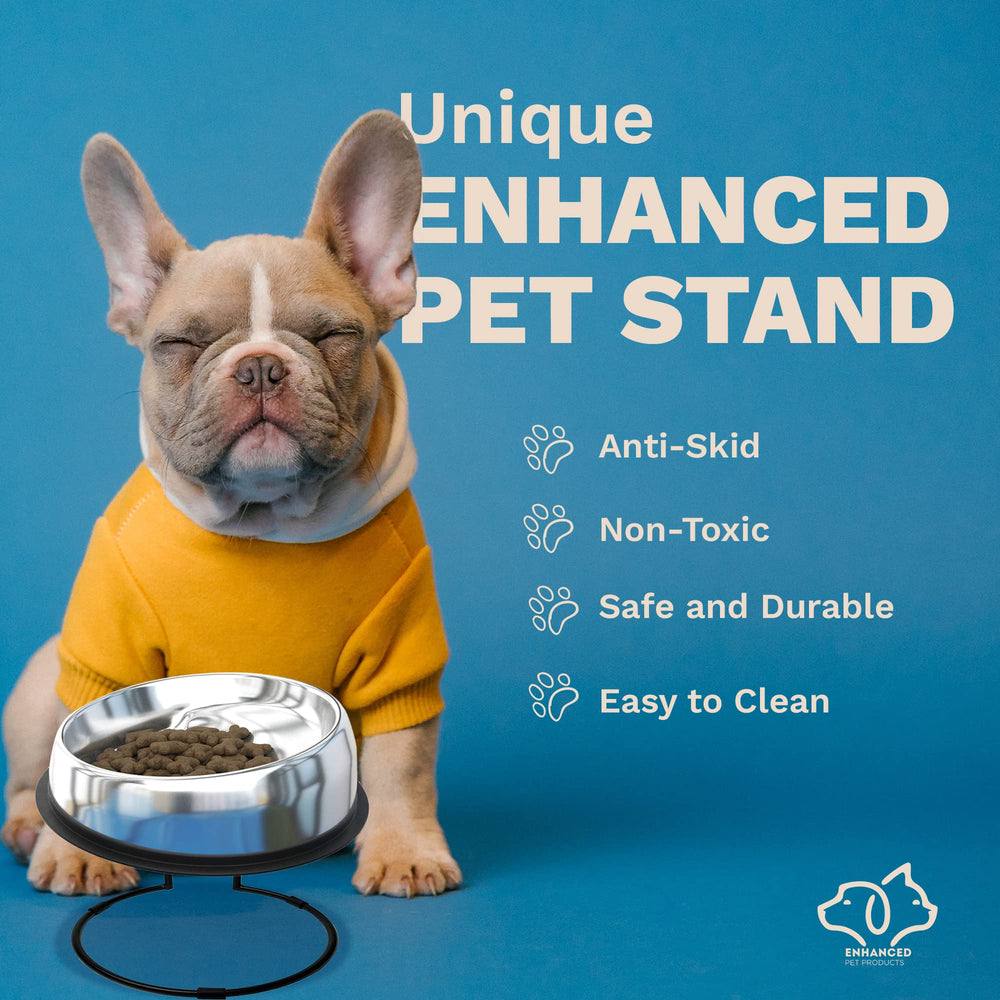Enhanced Pet Products installation multi-animaux offrant repas ordonné