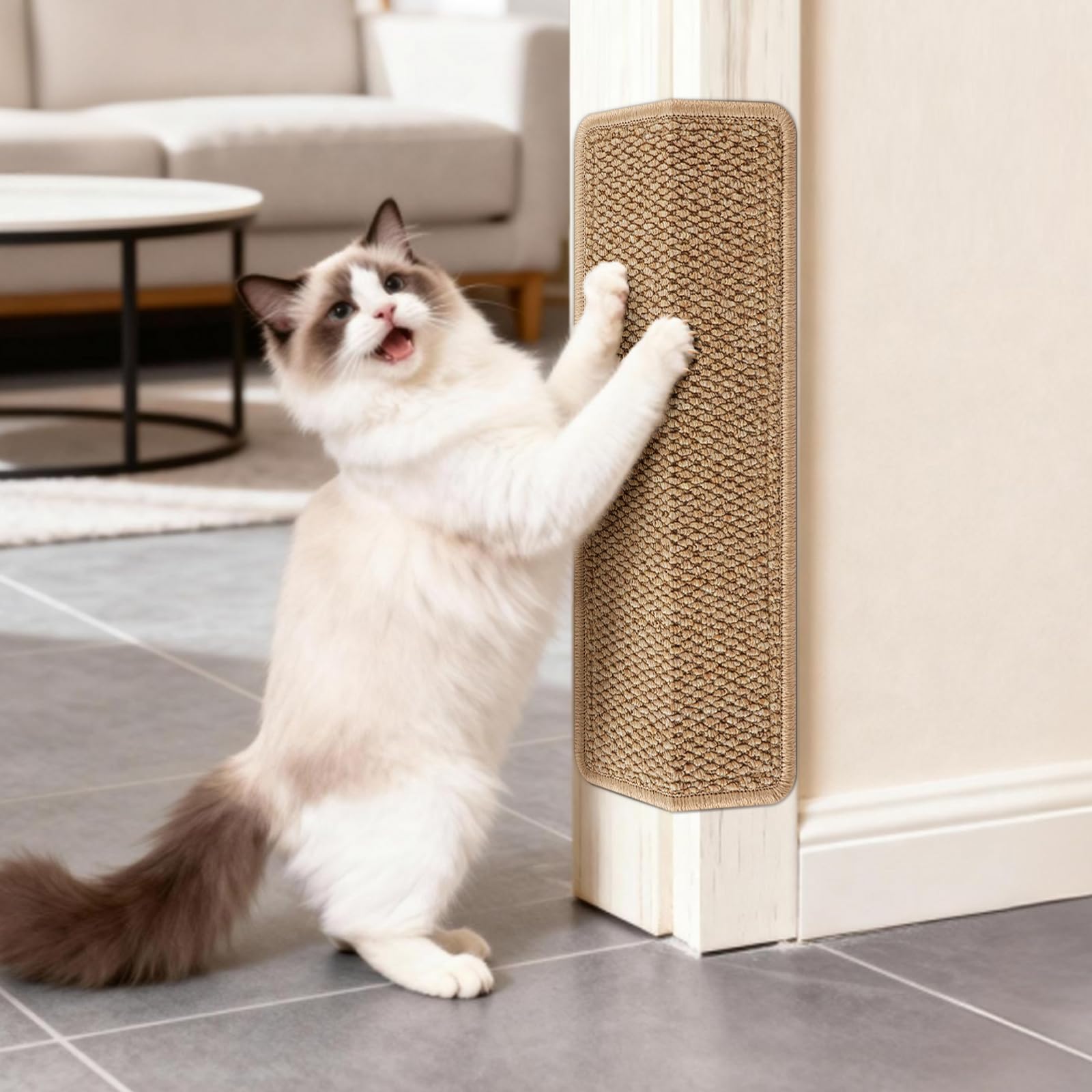 ENONCI protège-porte avant posé, protège meubles et esthétique préservée