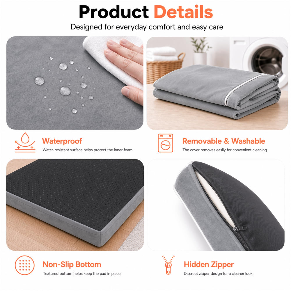 EOBUSKOR dessous antidérapant avec points silicone stabilise le lit