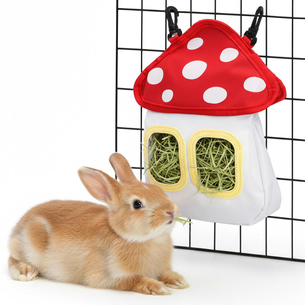Eorbow porte-foin champignon face avant, design attractif pour cage