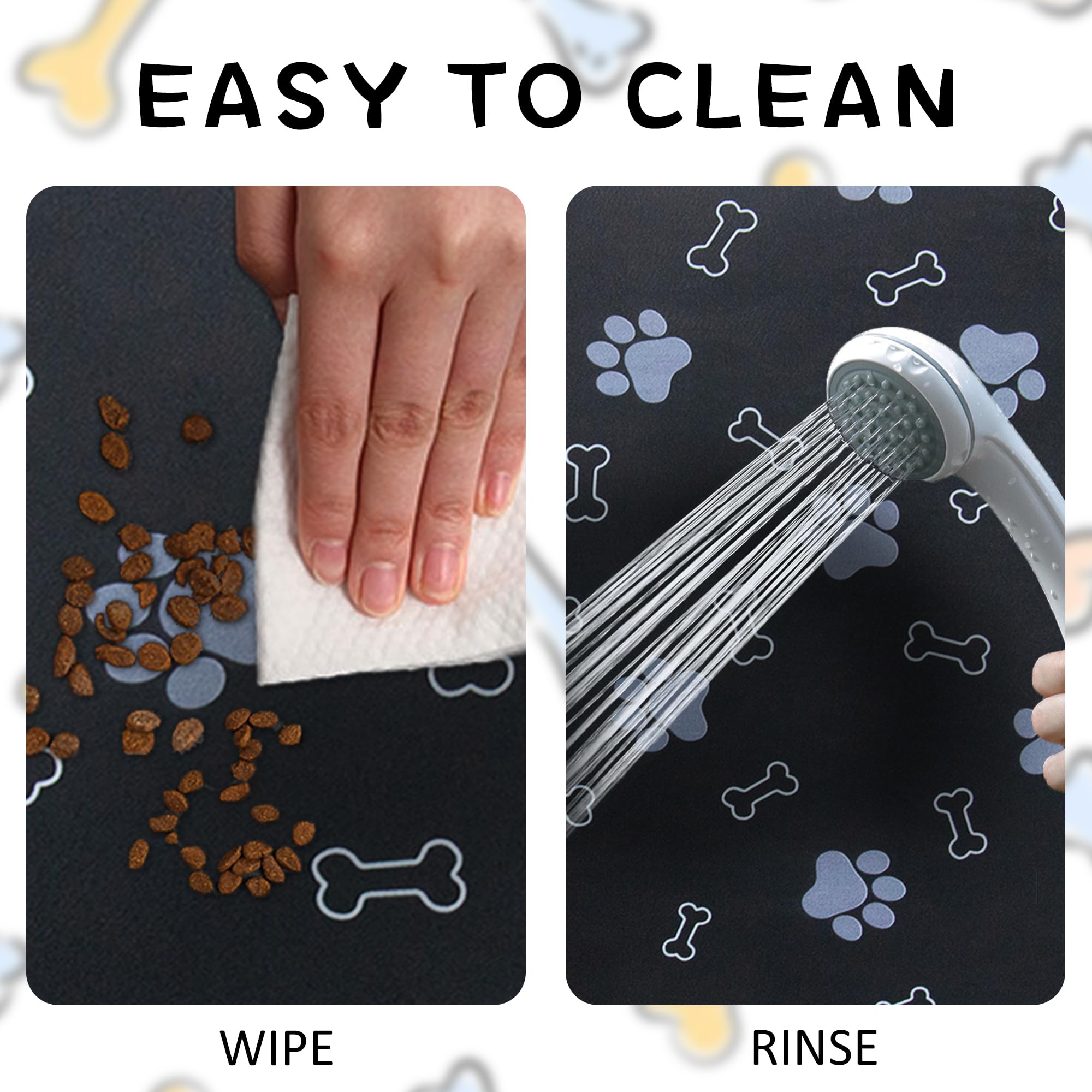 EP Jeans tapis en usage sous gamelles évitant éclaboussures