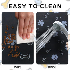 EP Jeans tapis en usage sous gamelles évitant éclaboussures