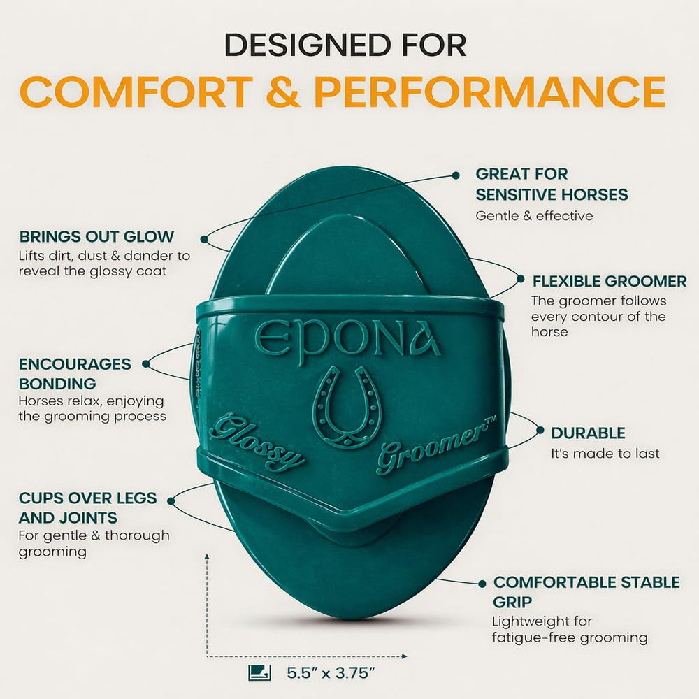 Epona gros plan dents flexibles pour nettoyage profond et massage