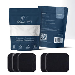 EQUI-FIXT emballage avant montrant kit complet pour soins rapides