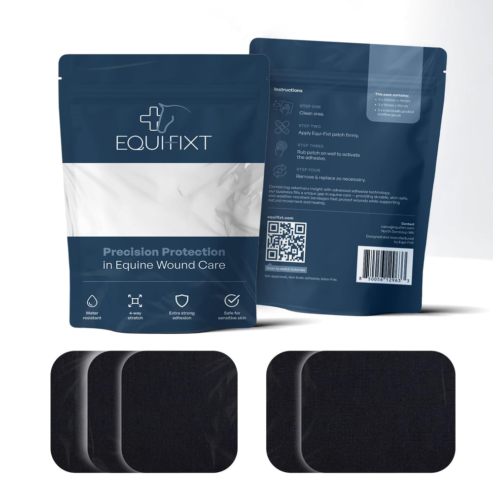 EQUI-FIXT face avant de l'emballage montrant le kit pratique