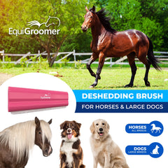 EquiGroomer poignée comfort‑grip ergonomique pour moins de fatigue