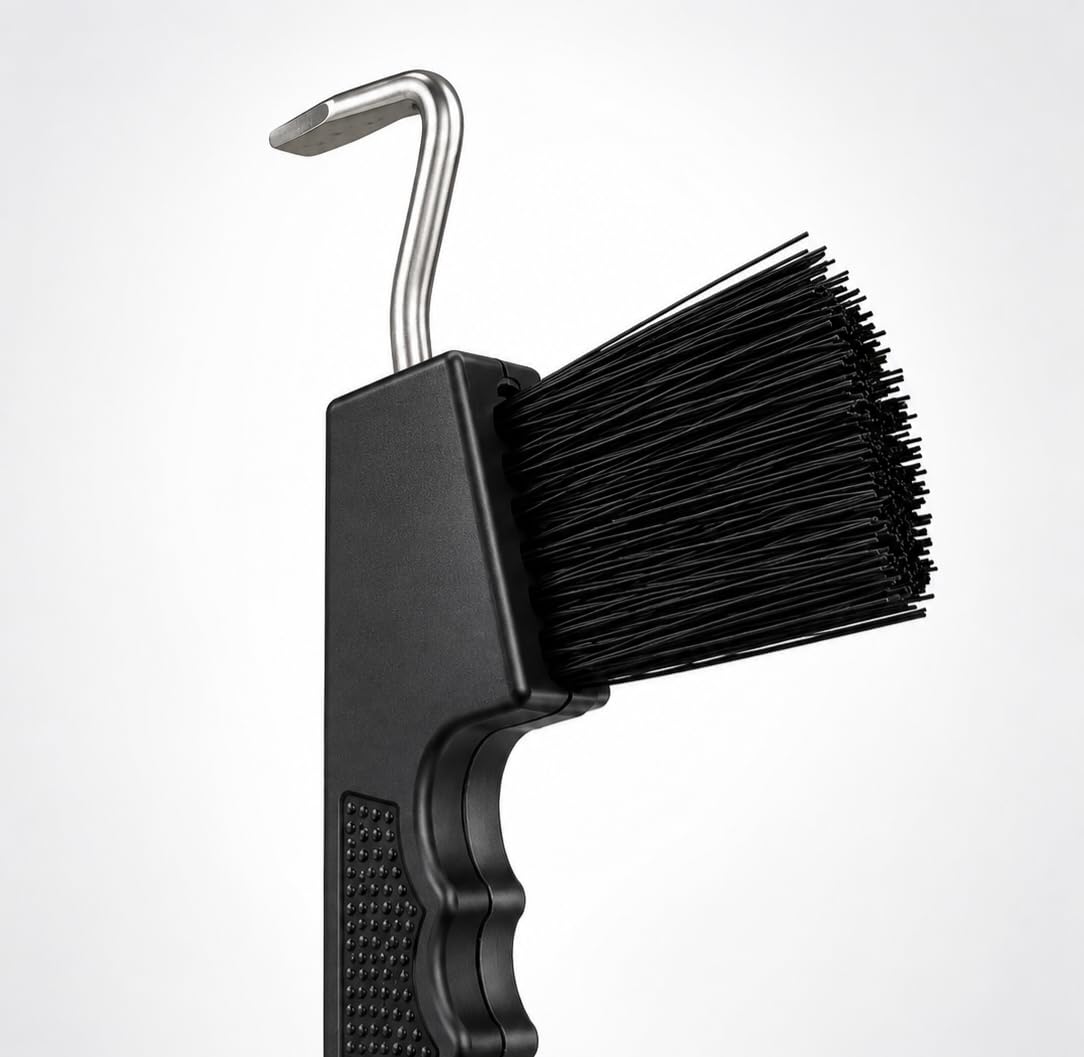Equine Tools Direct gros plan de la pointe métallique assurant robustesse