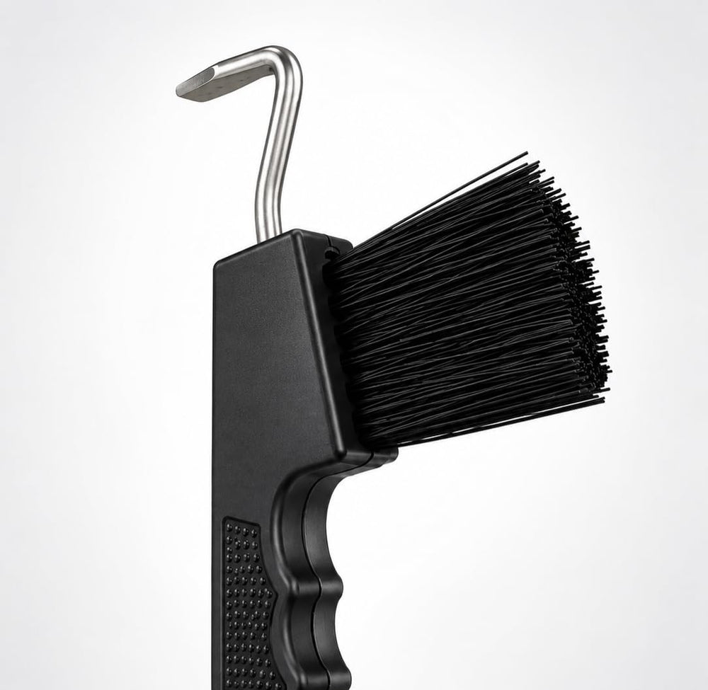 Equine Tools Direct gros plan de la pointe métallique assurant robustesse