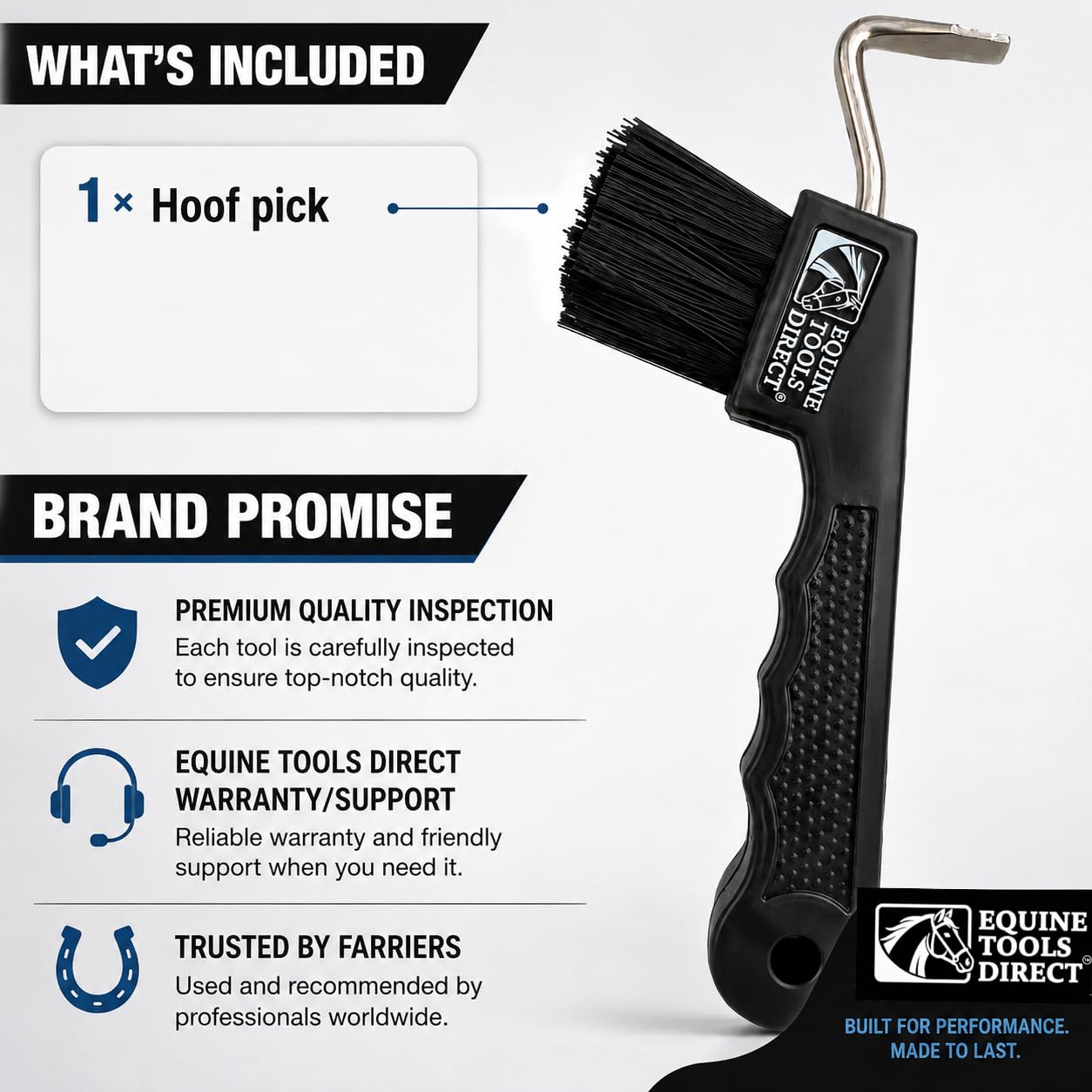 Equine Tools Direct dans une trousse de pansage prêt pour concours ou sortie