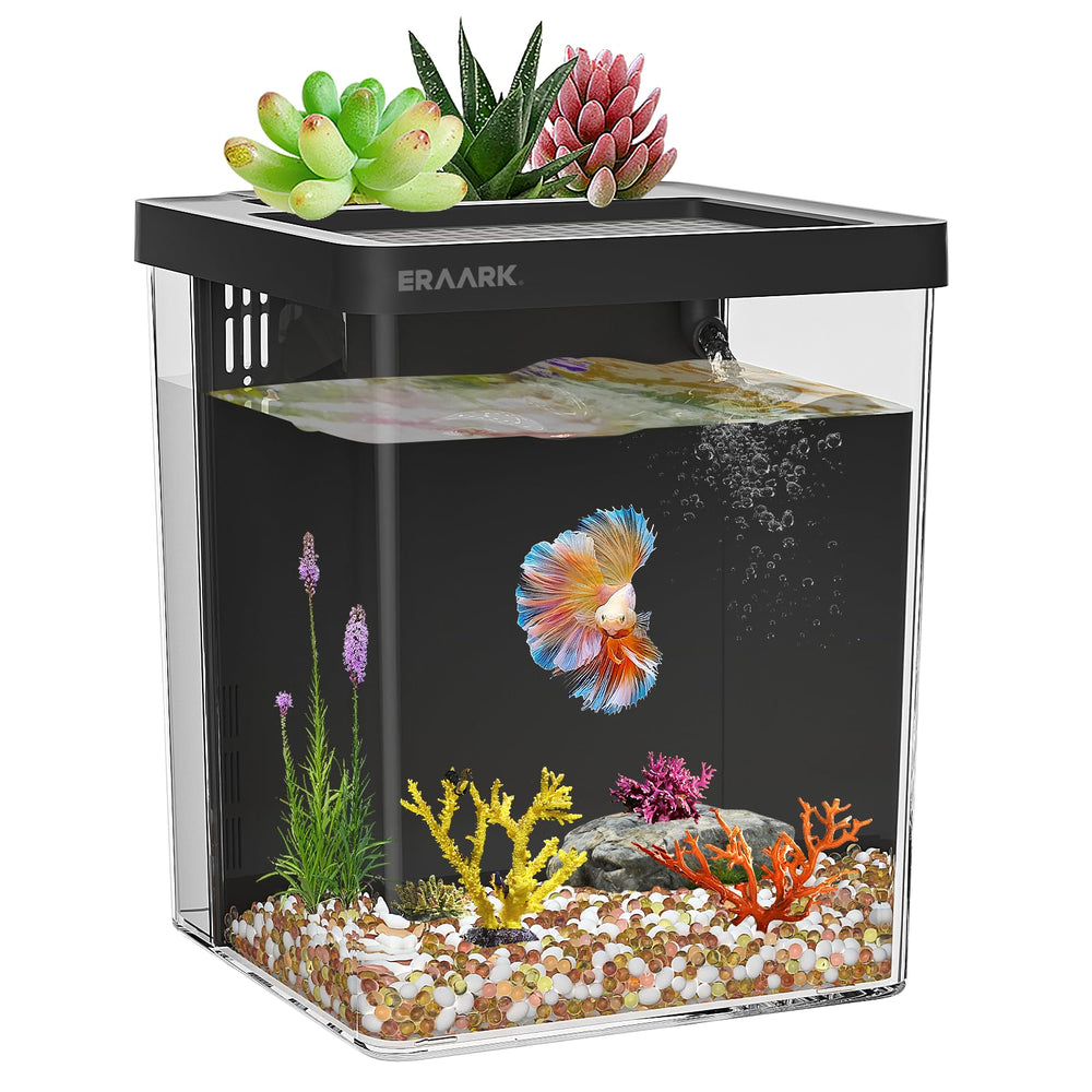 ERAARK aquarium face avant compact, design moderne et gain de place