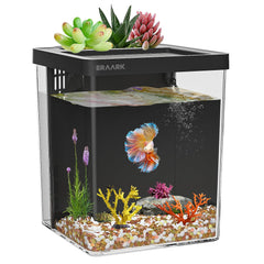 ERAARK aquarium face avant compact, design moderne et gain de place
