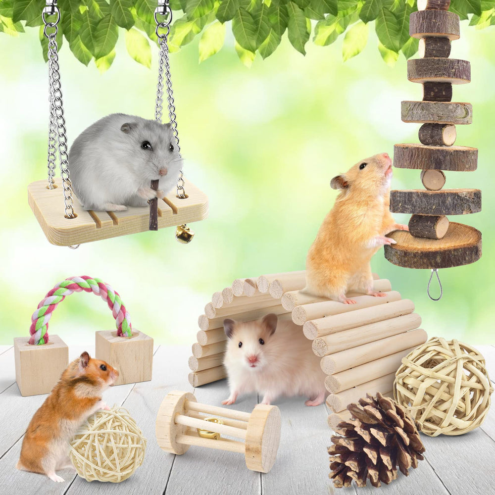 ERKOON assortiment disposé dans cage pour enrichissement
