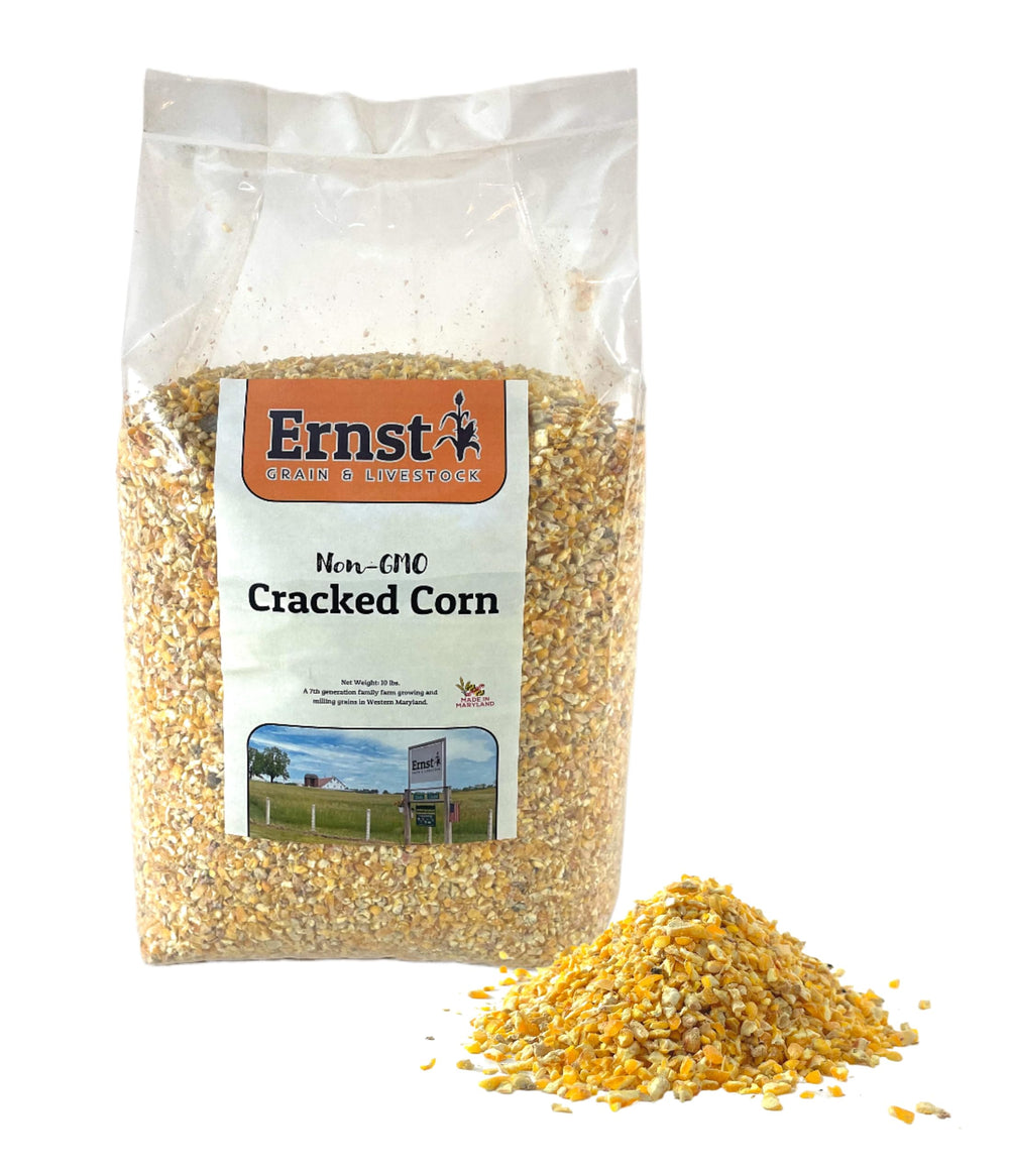Ernst Grain emballage avant montrant sac 10 lb et traçabilité ferme