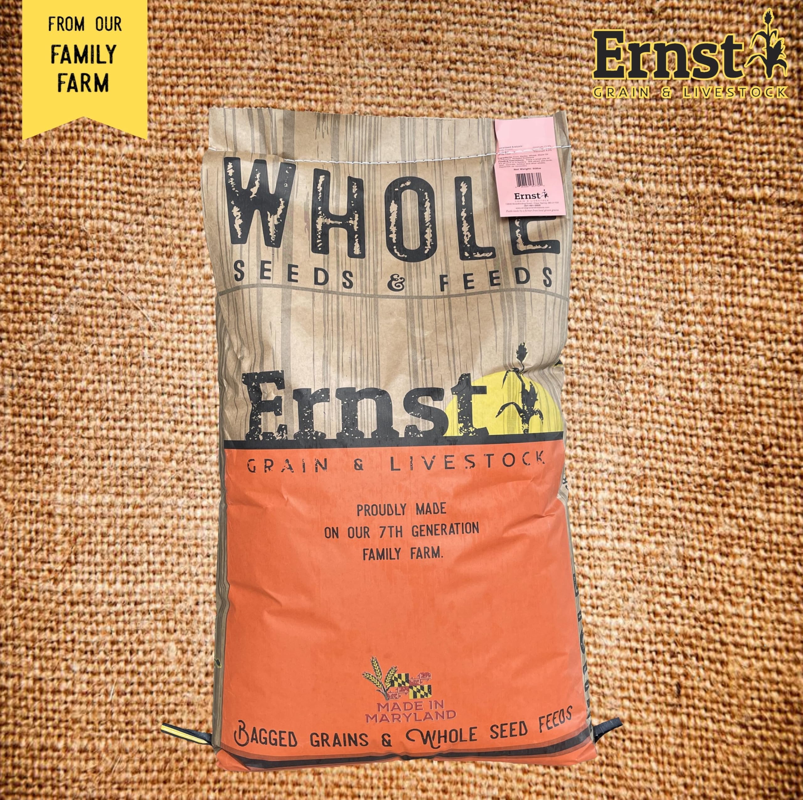 Ernst Grain sachet 10 lb prêt à stocker pour usage quotidien