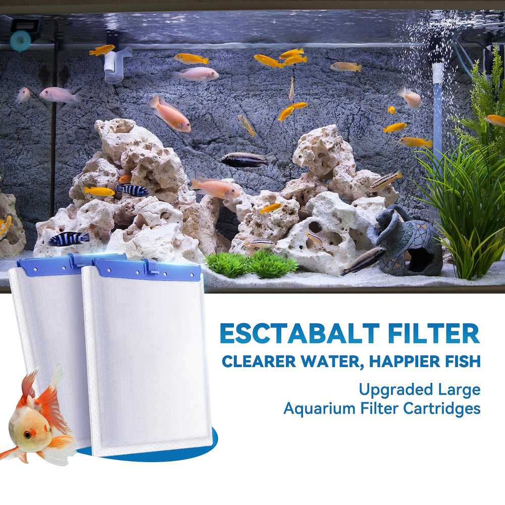 Esctabalt scène de maintenance d'aquarium illustrant remplacement sans salissure