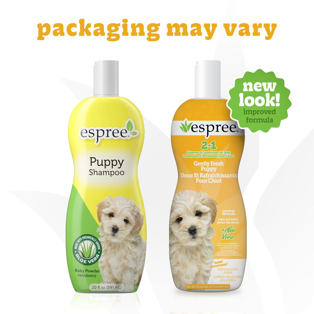 Espree détail étiquette listant ingrédients doux et sans sulfates pour sécurité