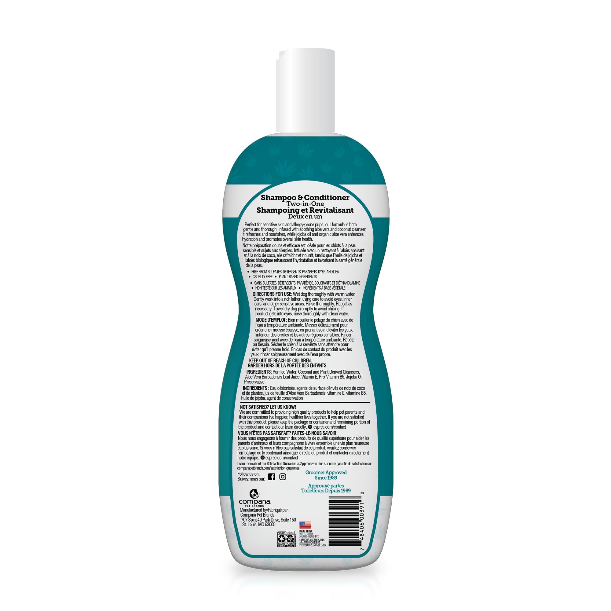 Espree produit posé en salle de bain lifestyle pour routine douce