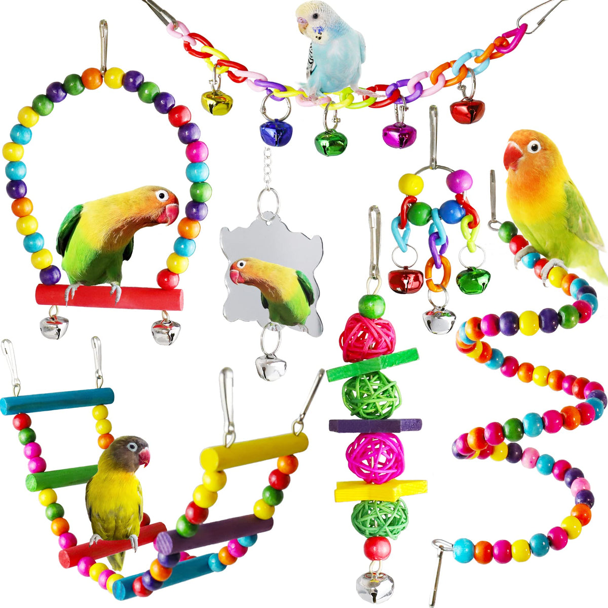 ESRISE vue avant du kit complet montrant tous les jouets, stimulation immédiate