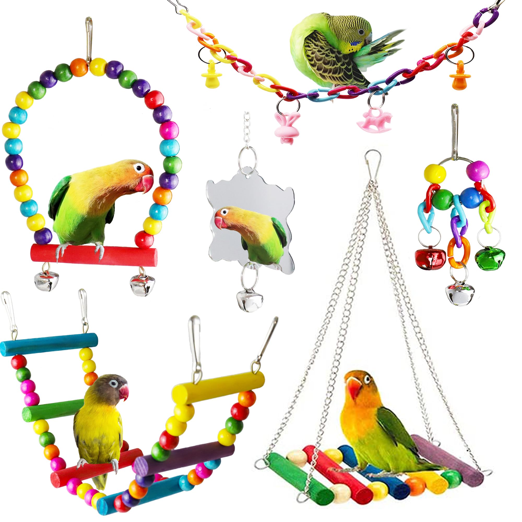ESRISE pack avant montrant les 6 jouets colorés, idéal pour stimulation