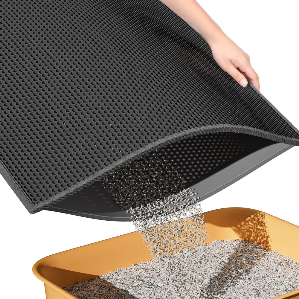 ESTHELLO tapis face avant attrape la litière et protège le sol