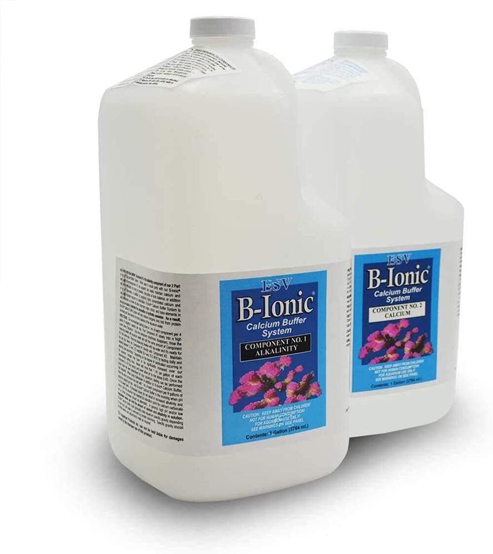ESV Aquatics flacons B-Ionic face avant montrant l’étiquette et informations produit