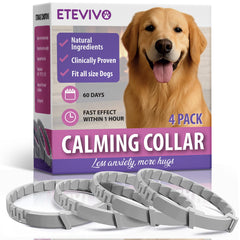 ETE VIVO emballage avant montrant le lot de 4 colliers pour tranquillité