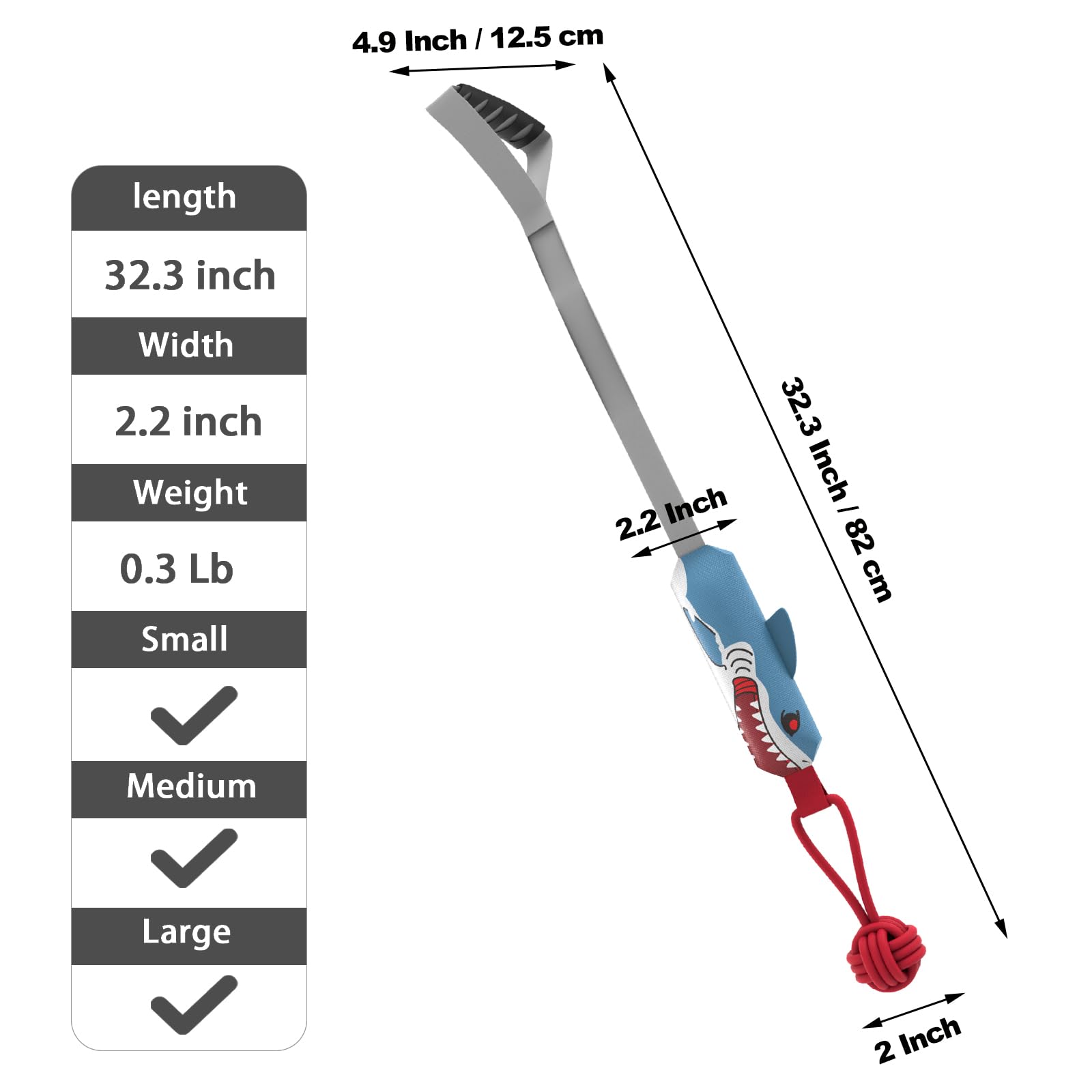 ETIAL shark gros plan nylon 900D durable résistant aux mâchouilles