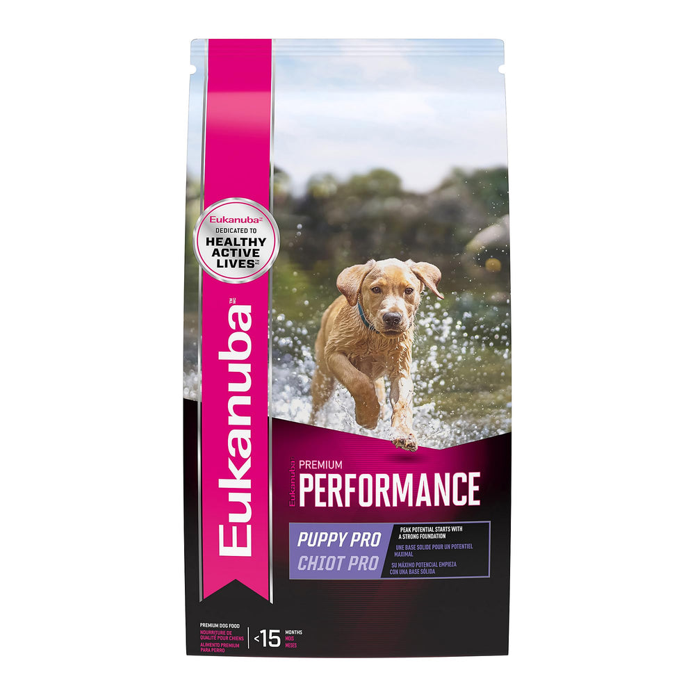 Eukanuba emballage 28 lb montrant contenu et informations nutritionnelles