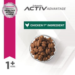 Eukanuba poulet premier ingrédient visible, source de protéines de qualité