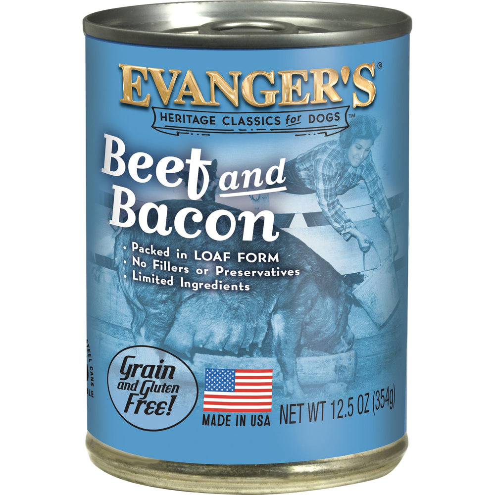 Evanger's conserve servie dans une assiette mélangeant humide et sec pour appétit