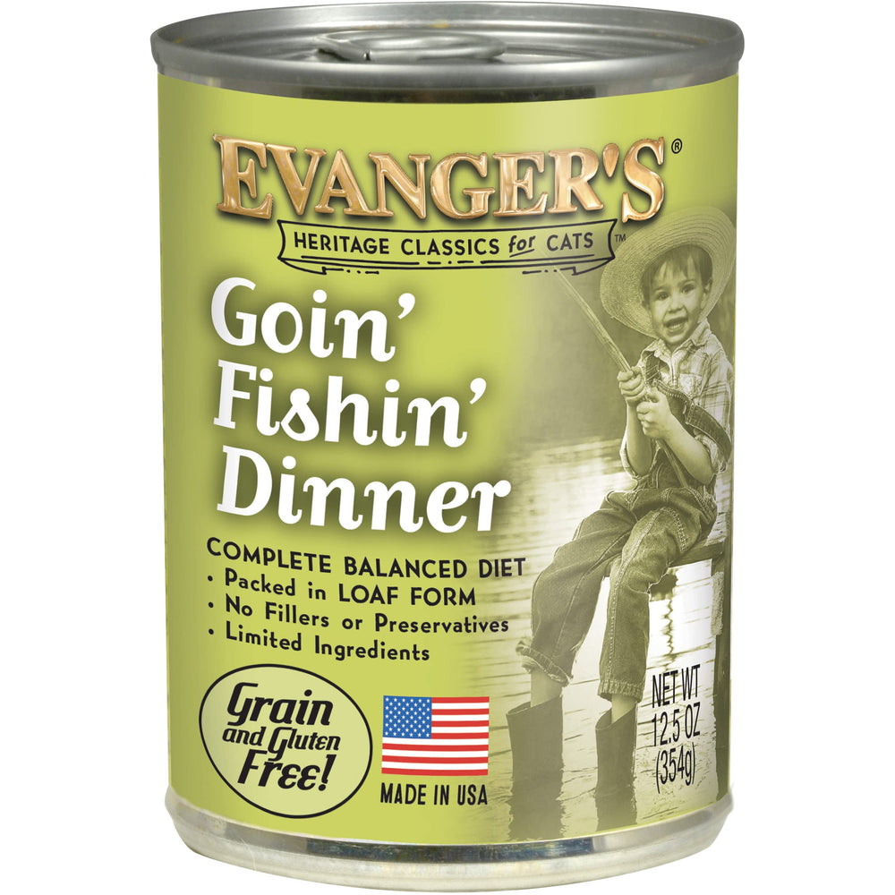 Evanger's vue face de la boîte montrant la recette et le format pratique