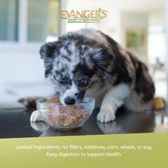 Evanger's texture de la pâtée appétissante favorisant l'acceptation du chien